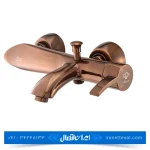 شیر دوش حمام مدل لوتوس رنگ رزگلد آویسا