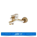 شیر حمام ادموند سفید طلایی