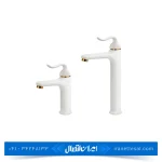 شیر روشویی رابین سفید طلایی