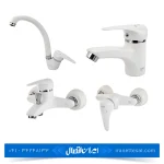 ست شیرآلات کسری مدل کارون سفید