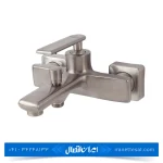 شیر حمام کسری مدل آمازون کروم مات