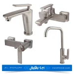 ست شیرآلات کسری مدل آمازون کروم مات