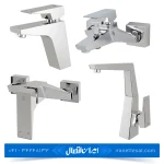 ست شیرآلات کسری مدل کنکورد کروم