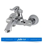 شیر حمام کسری مدل دانوب کروم