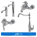 ست شیرآلات کسری مدل دانوب کروم