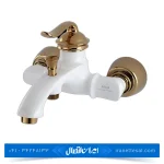 شیر حمام کسری مدل دانوب سفید طلایی