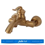 شیر حمام کسری مدل دانوب طلایی مات