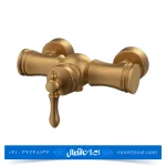 شیر توالت کسری مدل ناپل طلایی مات