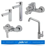 ست شیرآلات کسری مدل امگا کروم