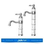 شیر روشویی کسری مدل توکیو سفید کروم