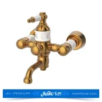شیر حمام کسری مدل توکیو سفید طلایی