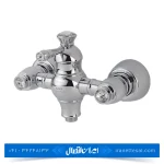 شیر توالت کسری مدل ورسای کروم