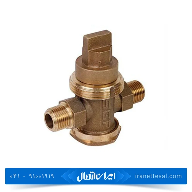 شیر قطع و وصل دوسر روپیچ تمام برنز نیوپایپ