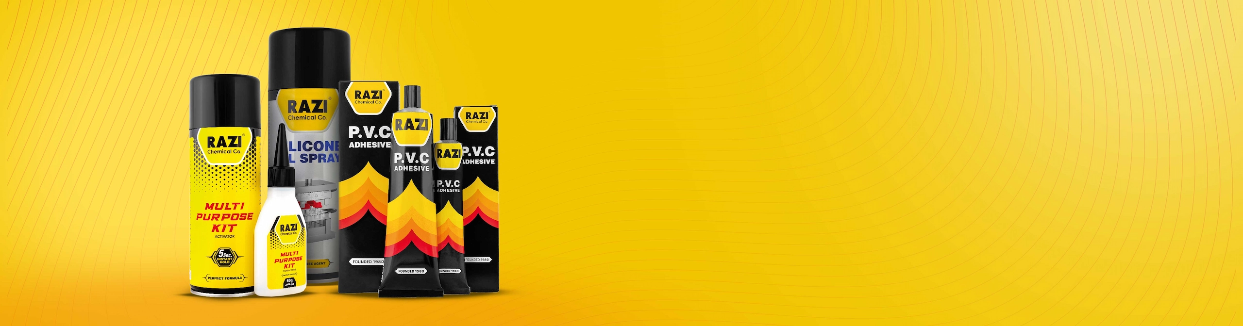 چسب رازی بنر اصلی