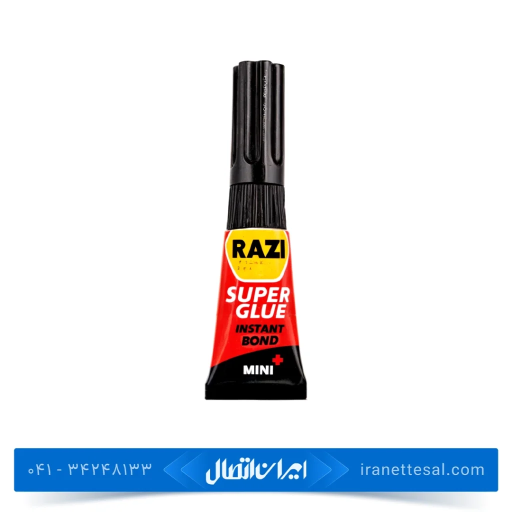 چسب قطره ای رازی مدل +Super Glue Mini حجم 1.5 میلی لیتر