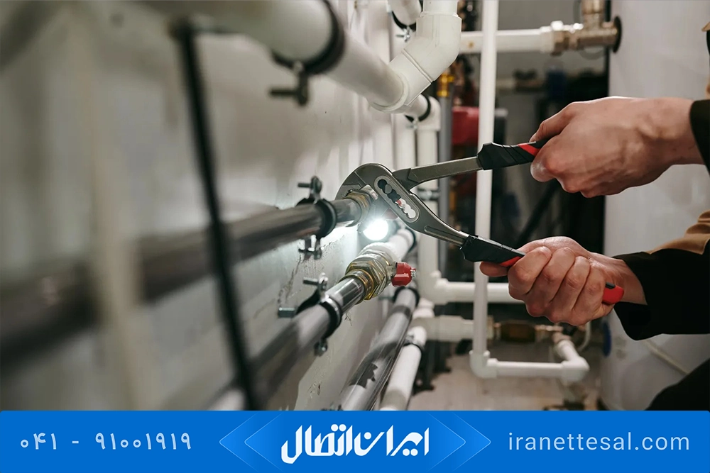 نصب لوله برای سیستم گرمایش از کف