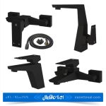 ست شیرآلات کسری مدل کنکورد مشکی