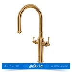 شیر ظرفشویی دومنظوره کسری مدل اسپوزا رنگ طلایی