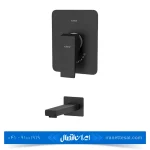 شیر روشویی توکار کسری مدل دامون رنگ مشکی