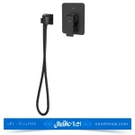 شیر توالت توکار کسری مدل دامون رنگ مشکی