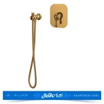 شیر توالت توکار کسری مدل ناپل رنگ طلایی