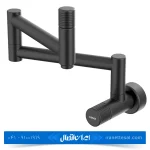 شیر آشپزخانه روگازی کسری مدل پارنوراما رنگ مشکی