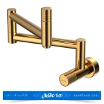 شیر آشپزخانه روگازی کسری مدل پارنوراما رنگ طلایی